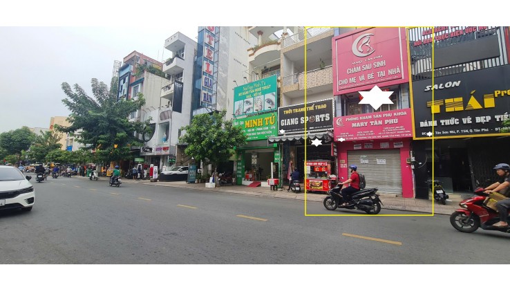 SỐC-Cho thuê nhà Mặt Tiền Tân Sơn Nhì 56m2, 3Lầu - 22Triệu